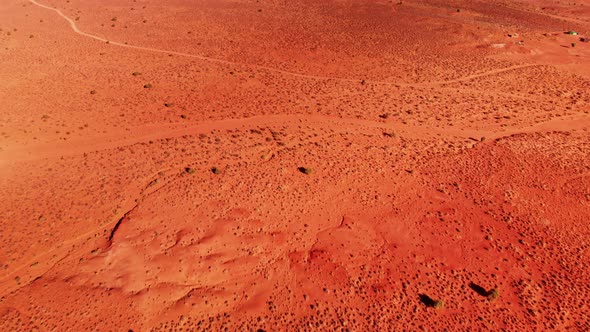 Monument Valley Rock Formations in Navajo Land