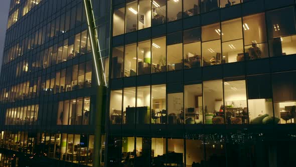 Office Building at Night