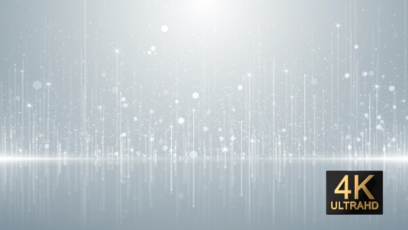 White Particles Background