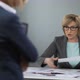 Woman Boss Is Nervous and Unhappy With Work, Office Scandal, Angry Supervisor - VideoHive Item for Sale