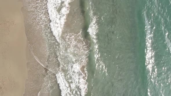 Vertical Video Beach at the Seaside Resort Town