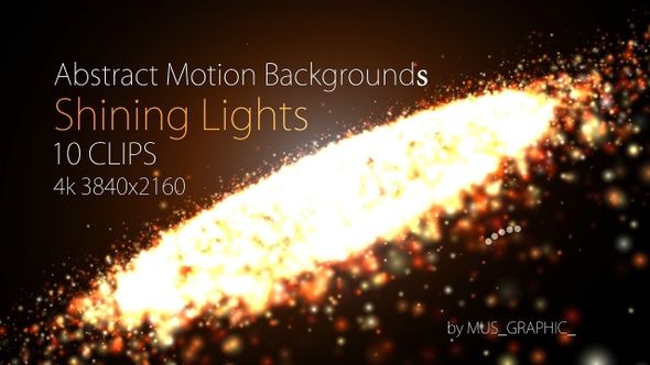 Abstract Motion Backgrounds, Shining Lights