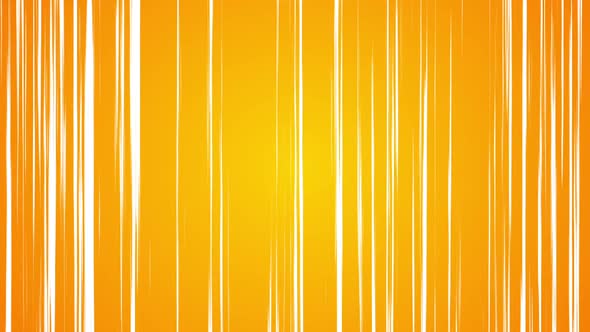 Anime Speed Vertical White Lines Orange Background