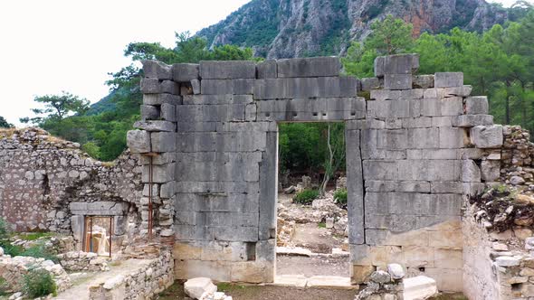 Close Up of the Ruins of an Ancient Building