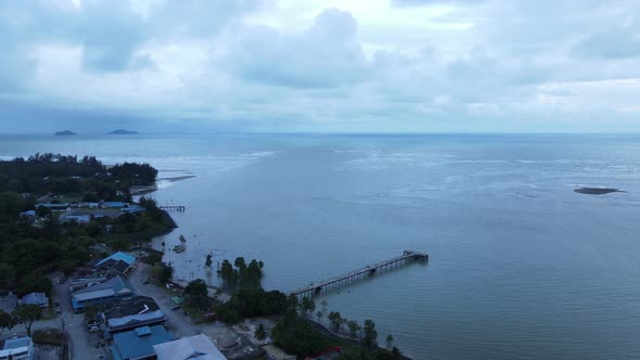 Prawn Fish Farm Aerial