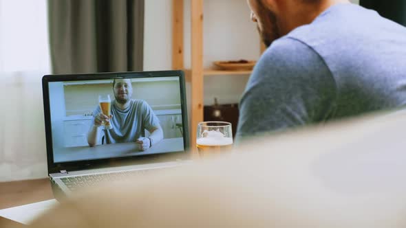 Long Time Friend Talking on Video Call