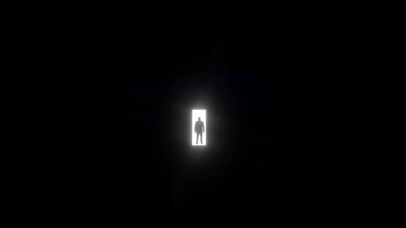 Dark Room Door and Stranger
