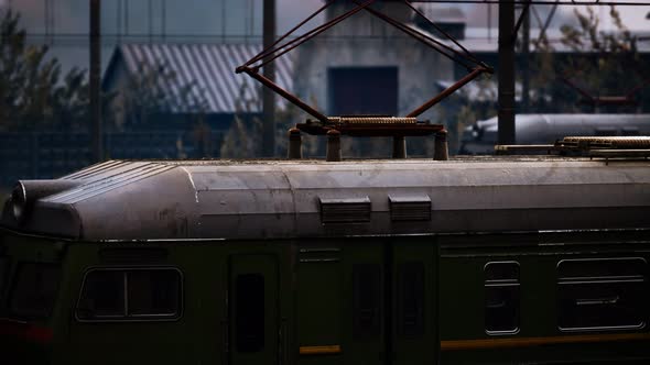 Old Soviet Electrical Train Staition