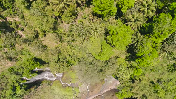 Waterfall Coban Sewu Java Indonesia