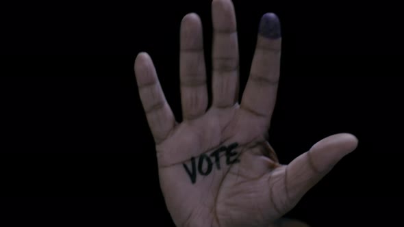 Palm Purple Finger Vote