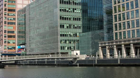 Docklands Canary Wharf London Finance City Money Business Offices