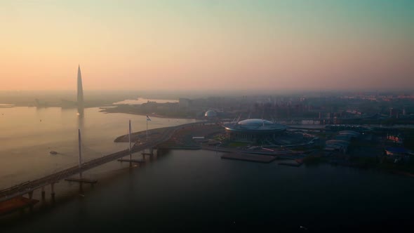 A Huge Football Stadium in St