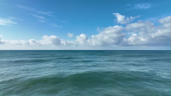 Dramatic Sea Texture  Filmed on a Drone