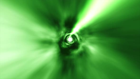 Hyperspace Light Speed Tunnel  Color Green