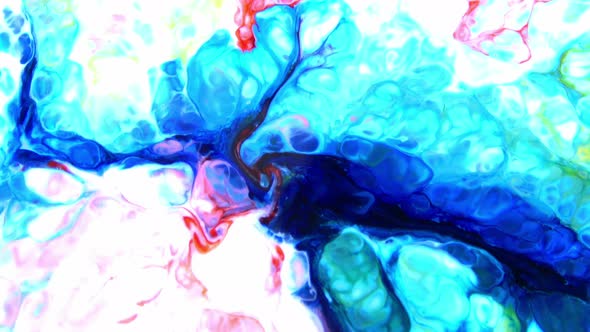 Psychedelic Colour Paint  Spreading Swirling 105 alt
