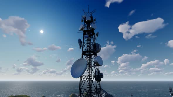 5g New Infrastructure Communication Tower Signal Transmission
