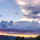 Colorful Clouds in Fast Motion Over Green Hilly and Forest Landscape in Summer - VideoHive Item for Sale