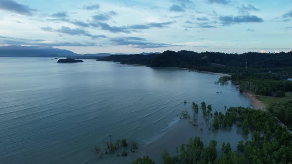 The Beaches at the most southern part of Borneo Island