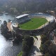 Football Stadium Sausalito Club Everton, Lagoon (Vina del Mar Chile) aerial view - VideoHive Item for Sale