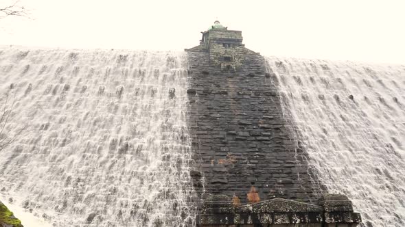 Pen y Garreg dam in Elan Valley, Wales, UK