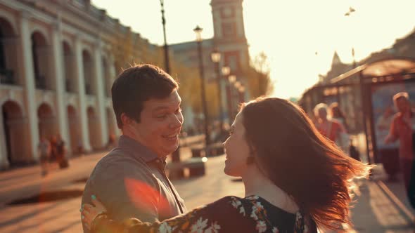 A Beautiful Couple, Guy and Girl, Dancing