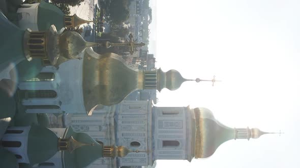 Kyiv. Ukraine: Saint Sophia's Cathedral in Kyiv Vertical video