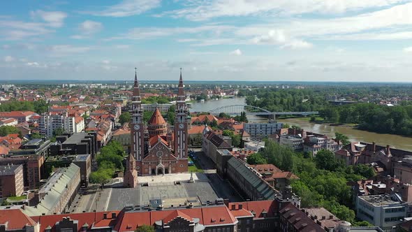 River Tisza in Szeged