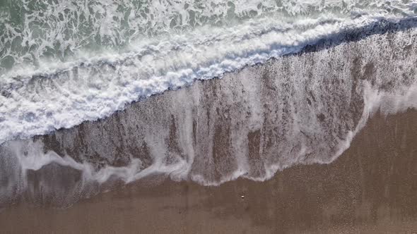 Sea Near the Coast - Close-up Aerial View of the Coastal Seascape