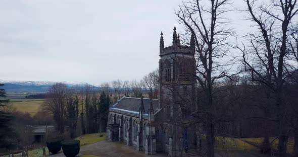 Ancient Cathedral In Scotland