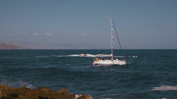 Boat Goes To Sea