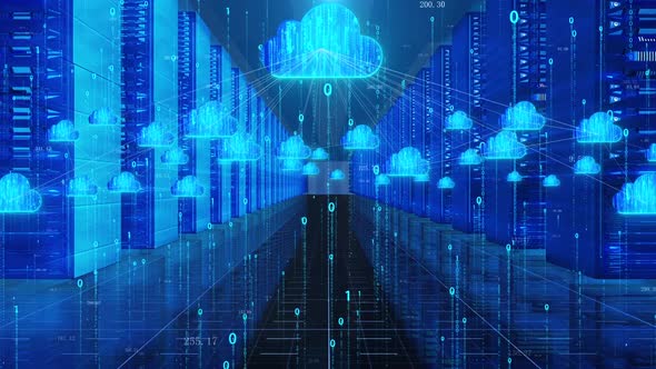 Cloud Computing Server Room Data Network Information Transmission