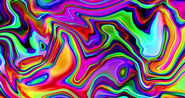 Abstract multicolor twisted animation.Abstract liquid background motion graphic.