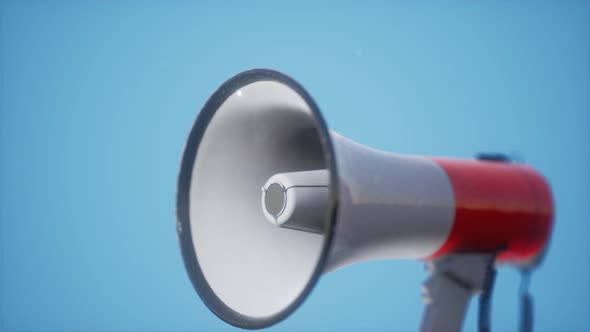 Retro Electric Speaker Megaphone