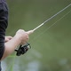 The Man is Fishing on the River - VideoHive Item for Sale