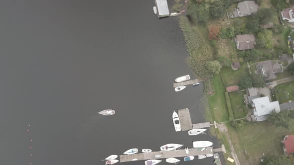 Marina aerial view