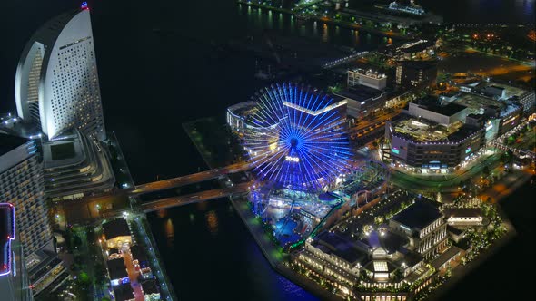 Beautiful building around Yokohama city in Japan