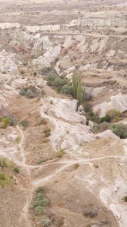 Cappadocia Landscape Aerial View