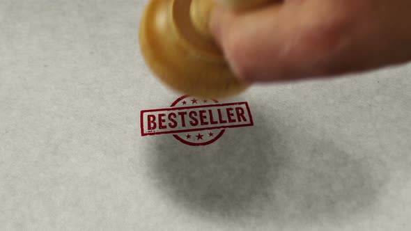 Bestseller stamp and stamping loop animation