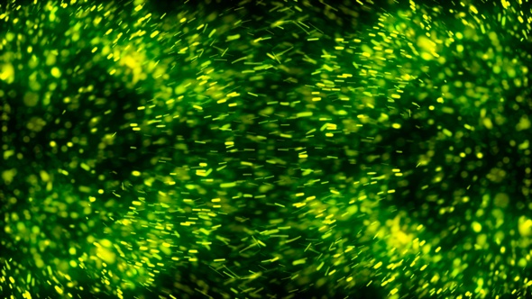 Green Particles Explosion V11