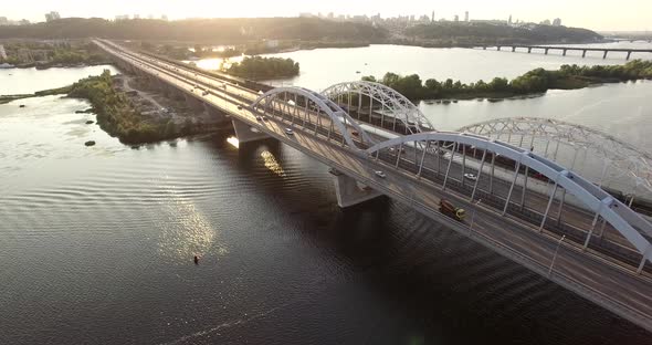 Flying Over Bridge