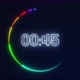 White Neon Light 60 Seconds Countdown - VideoHive Item for Sale