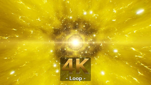 Gold Glittering Fog 4K