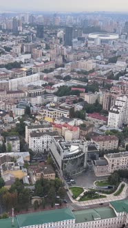 Kyiv Ukraine Aerial View of the City