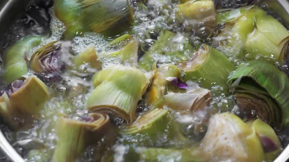 Boiling and Cooking Artichokes