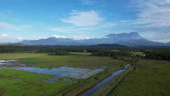 Mount Kinabalu views from Kota Belud Sabah