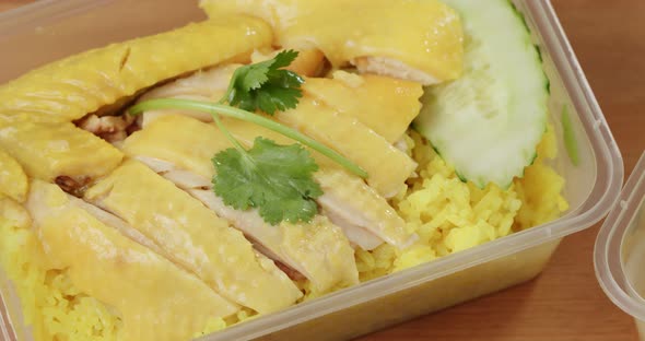 Hainanese chicken rice