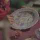 handmade ornamental plates painting - VideoHive Item for Sale