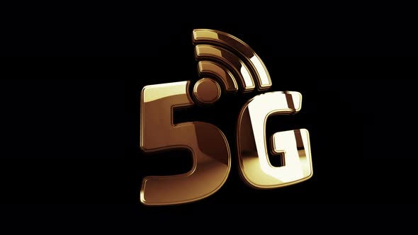 5G high-speed mobile phone network symbol digital concept alt