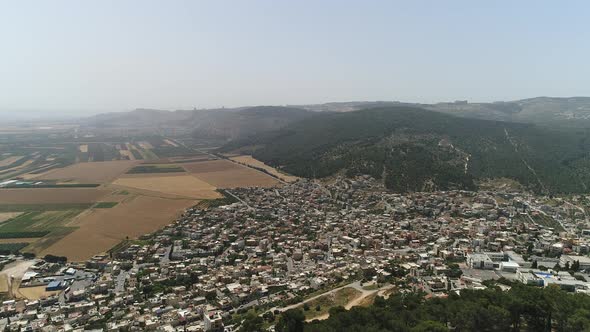 Aerial view of Daburiyya