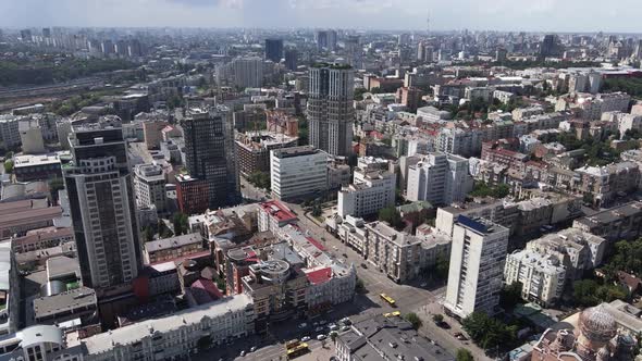 Aerial View of Kyiv By Day. Ukraine